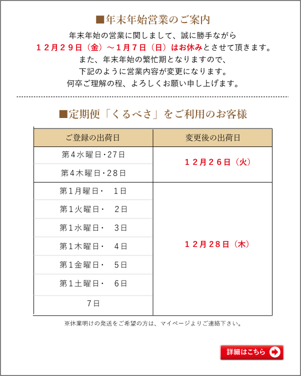 今月の「くるべさ」コース内容【珈琲きゃろっと】自家焙煎コーヒー豆の